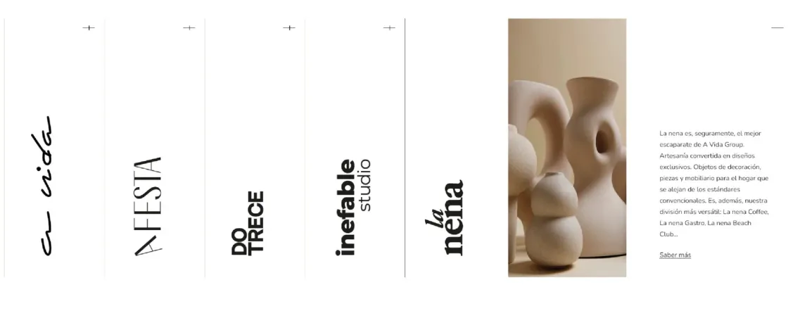 A Vida Group — web corporativa, captura 5