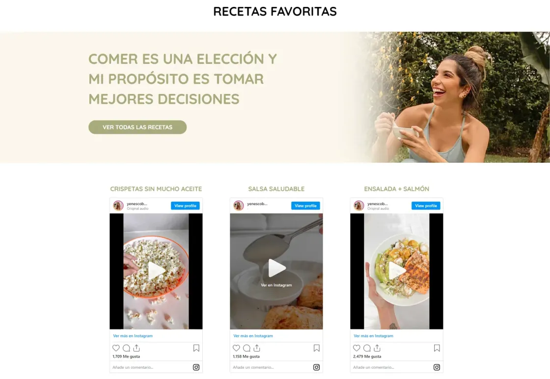Alimentos YEN — tienda online, captura 5