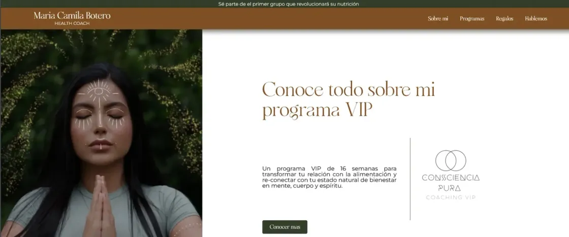 Cami Botero — marca personal, captura 2