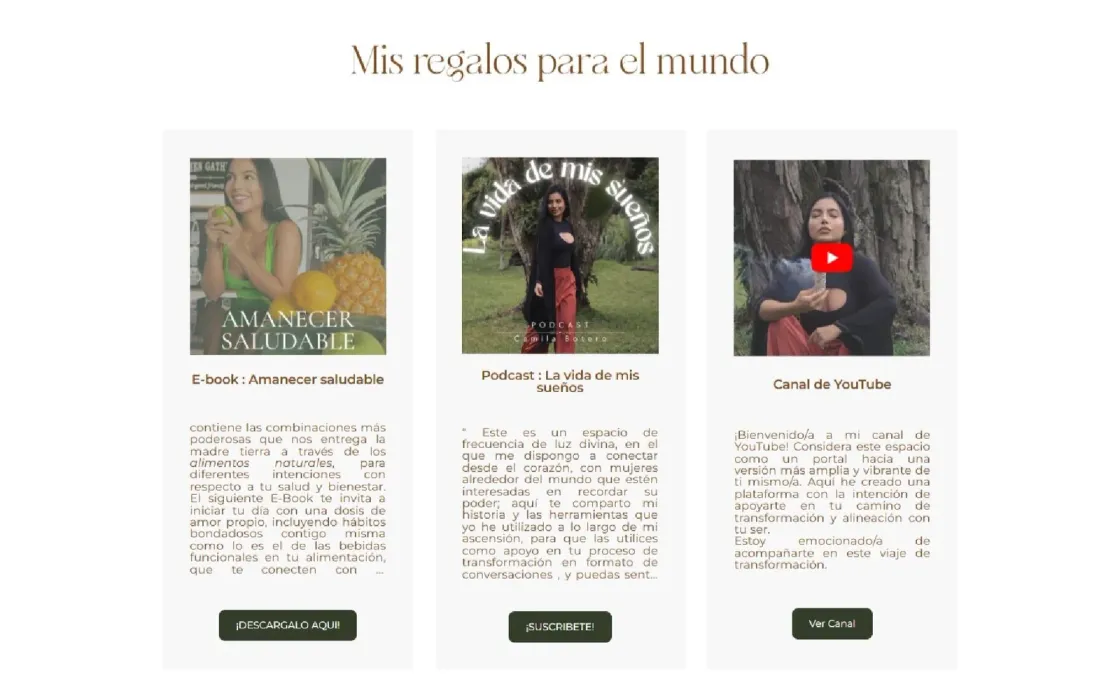 Cami Botero — marca personal, captura 6