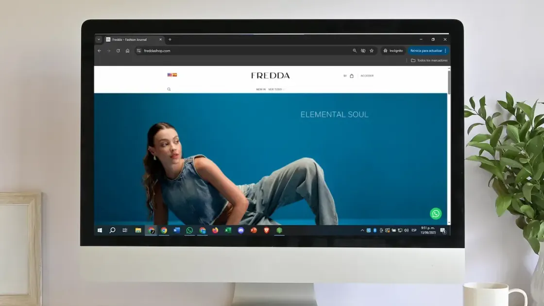 Fredda Shop — tienda online, captura 2