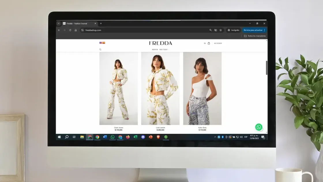 Fredda Shop — tienda online, captura 3