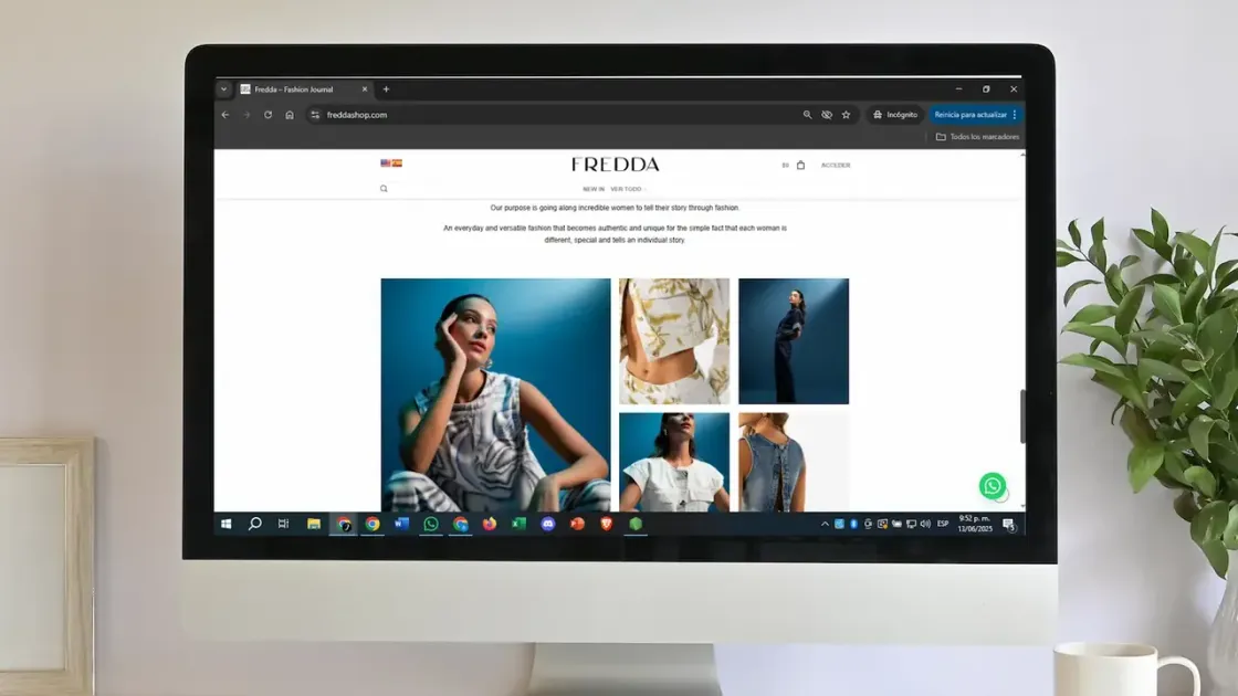 Fredda Shop — tienda online, captura 4