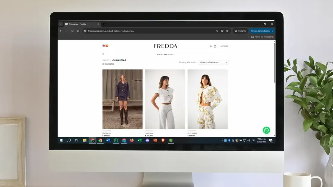 Fredda Shop — tienda online, captura 5