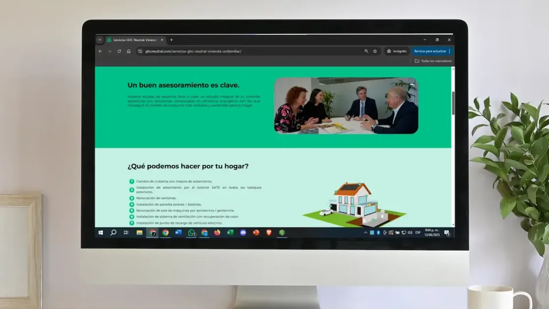 GHC Neutral — web corporativa, captura 4