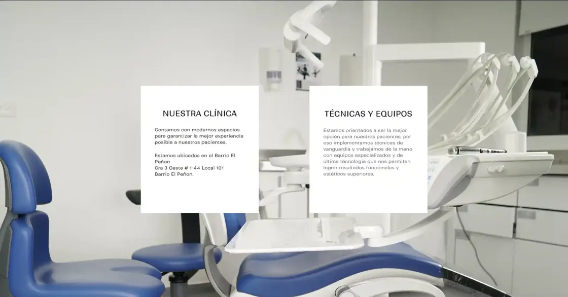 Jorge García Odontología — web de clínica, captura 3