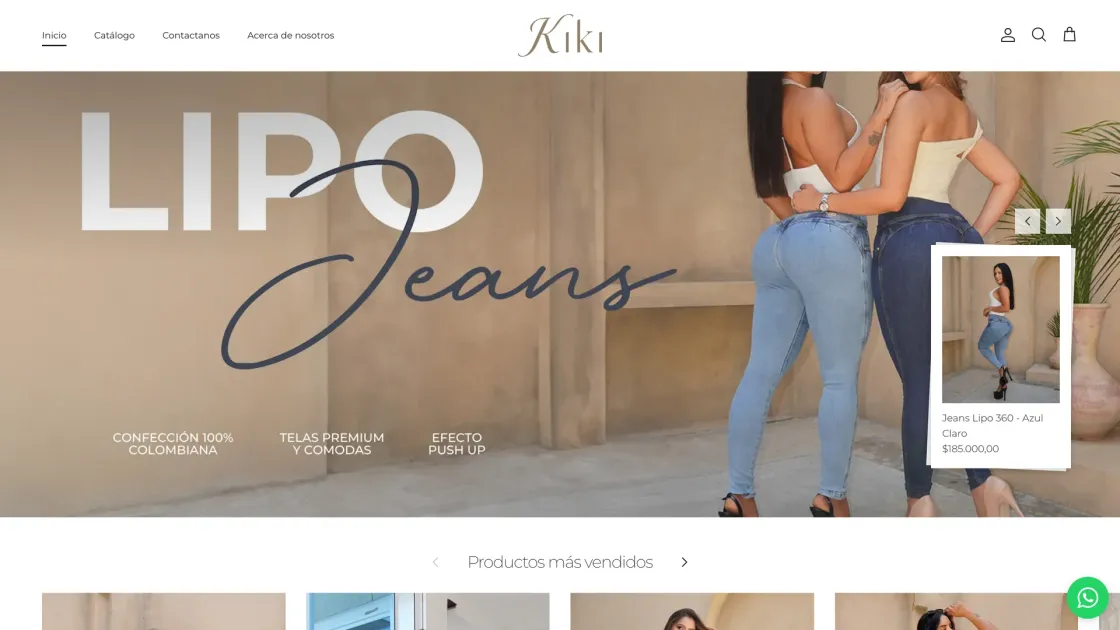 Kiki Sport — tienda online, captura 3