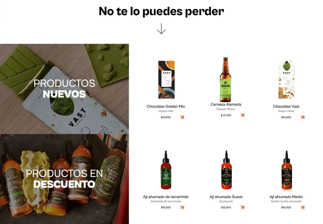 La Caseta — tienda online, captura 4