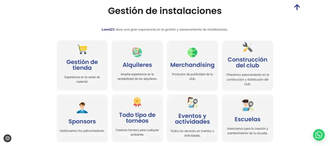 La Red 21 — web corporativa, captura 3