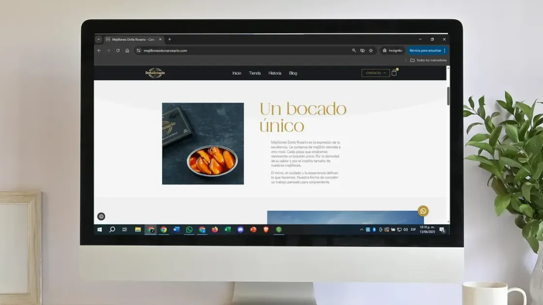 Mejillones Doña Rosario — tienda online, captura 3