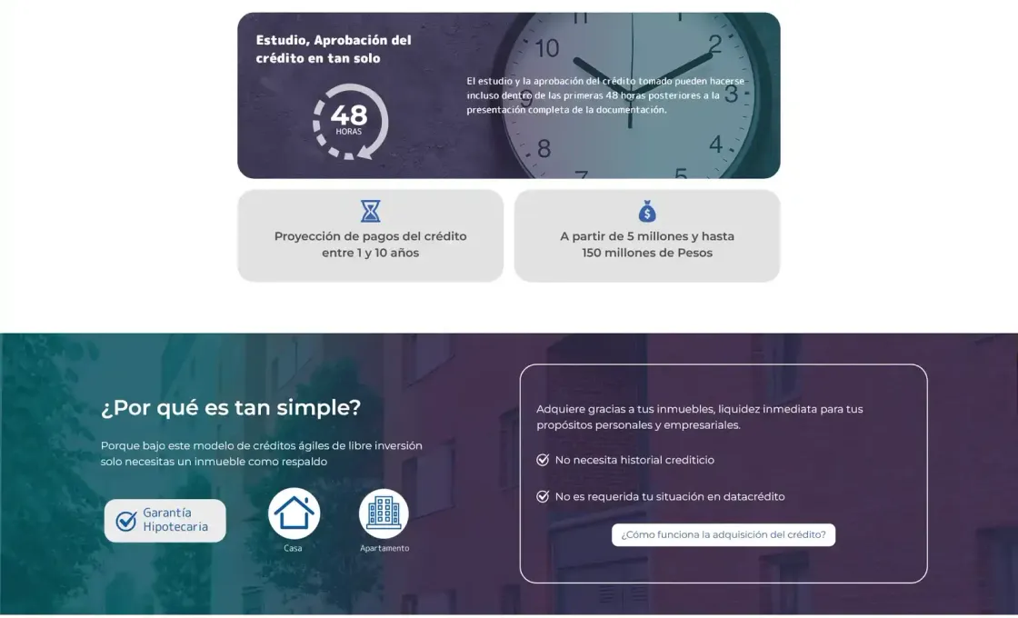 Ronassar — web corporativa, captura 3