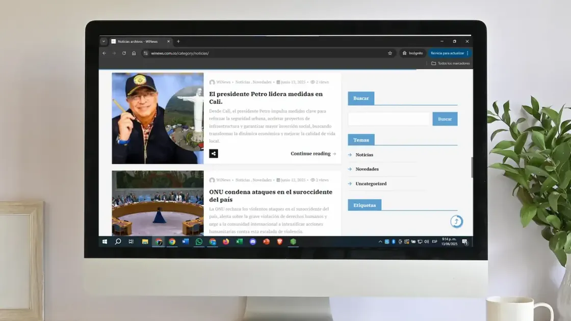 WiNews — automatización, captura 12