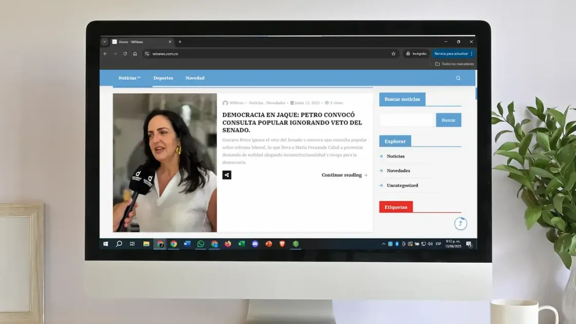 WiNews — automatización, captura 9